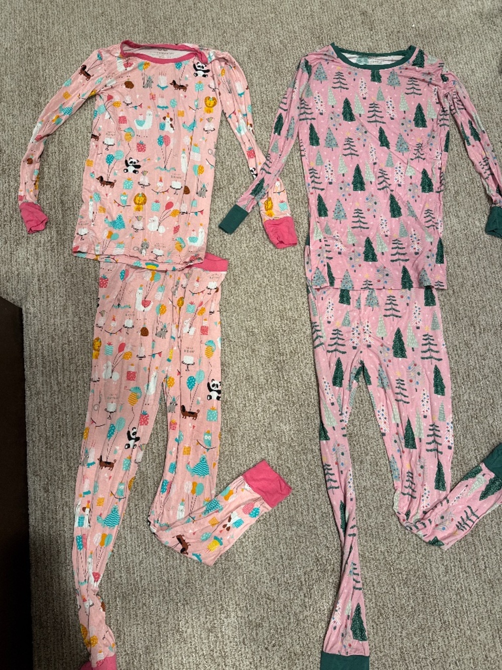 Little sleepies - Trees and birthday print size 12/4